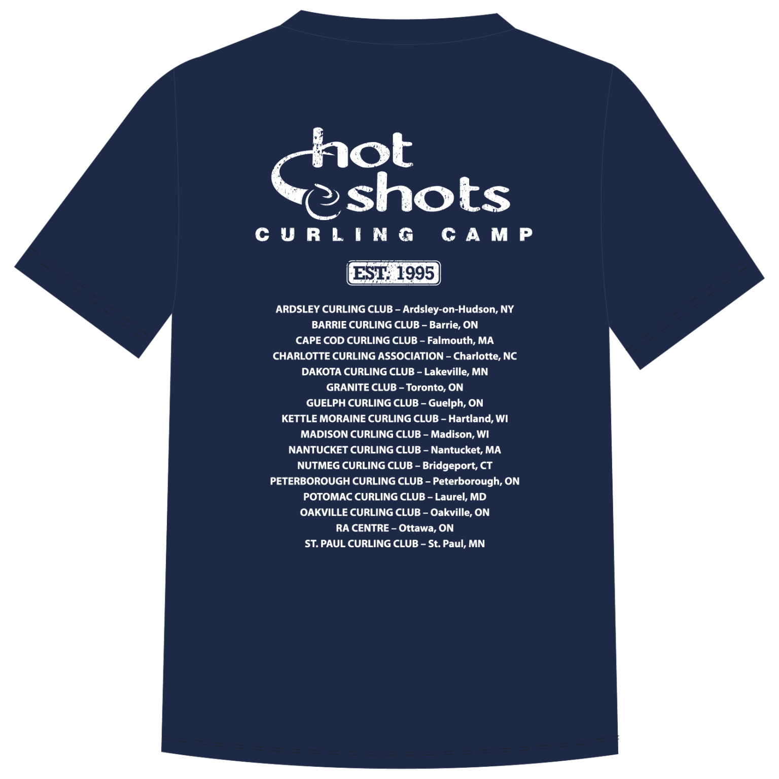 HOT SHOTS Anniversary Men’s T-Shirt Back